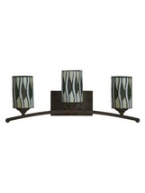 Wall Sconce Dale Tiffany Reno Contemporary Conical Shades Uplit Cone 3-Light - £199.83 GBP