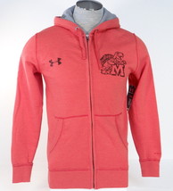 Under Armour Storm University of Maryland Coral Red Zip Front Hoodie Men... - $99.99