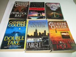 Lot of 6 Catherine Coulter Paper back books - $13.00