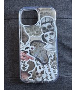 Custom Artistic Sticker Insert with Clear Case for iPhone 15, Dark Aesth... - $21.68 CAD