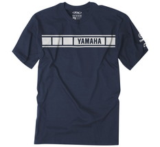 Factory Effex Men&#39;s Yamaha Speed Block Tee Shirt T-Shirt Navy 2XL - £23.66 GBP