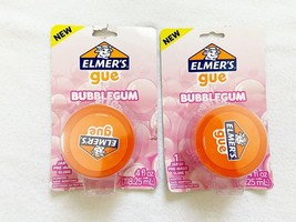 2 Elmers/X-Acto-Elmer&#39;s Premade Slime 4oz-Bubblegum - £10.37 GBP