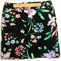 Womens Skirt Rafaella Hawaiian Tropical Floral Flower Print 97% Cotton Size 8 - £10.98 GBP