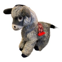 Vintage Animal Fair Donkey Burro Plush Stuffed Animal 17” Tall - Rare, EUC - £31.44 GBP