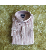 Hackett London Washed Linen Striped Shirt SIZE XL 19 WORLDWIDE SHIPPING - £70.08 GBP