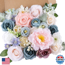 AGIRL Artificial Flowers Combo Silk Pink Roses Fake Flower with Stems fo... - $42.31