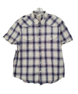 Lucky Brand Sportswear Men&#39;s Western Shirt Size XL Short Sleeve Button U... - £10.99 GBP