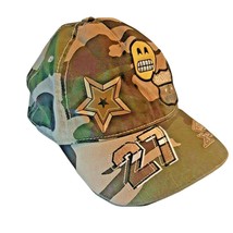 Camo Green Snap Back Ball Cap Smiley Graphics - £13.95 GBP