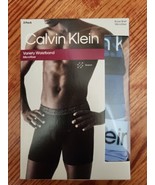 Calvin Klein Microfiber Boxer Briefs Mens L 36-38 Blue Variety Waistband... - £17.80 GBP