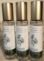 X 3~Bath &amp; Body Works Aromatherapy Eucalyptus Spearmint Essential Oil Mist 1 Oz - £12.50 GBP