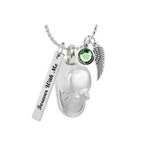 Baby Bootie Necklace Ash Urn - Love Charms™ Option - £24.14 GBP