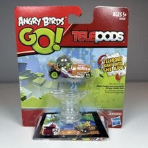 Nip Angry Birds Go! Telepods Kart Series 2 Grey Helmeted Corporal Pig Hasbro - £9.29 GBP