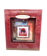 Hallmark Ornament Christmas 1999 40th Silken Flame Barbie Stamp NIB Vintage - $19.53
