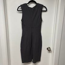 Express Charcoal Gray Fitted Pencil Dress Womens Size XS Extra Small Career - £9.35 GBP