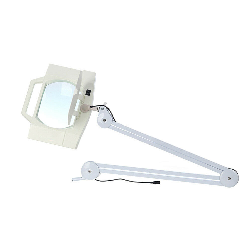 10x LED Table Clamp white color Magnifying Lamp for reading 110V  Item image 3