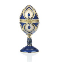 Blue Music Faberge Egg by Keren Kopal with Austrian &amp; Crystals -
show origina... - £84.89 GBP