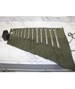 13 PC  Craftsman Wrench set SAE In Bucket Boss Canvas Rap Bag.  1 Polished Husky - $40.00