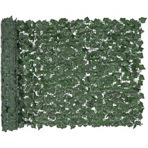 VEVOR Ivy Privacy Fence, 39 x 98 in Artificial Green Wall Screen, Greene... - $52.25