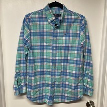 Vineyard Vines Boys The Whale Shirt Plaid Flannel Long Sleeve Button Up ... - $31.68