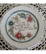 Grasslands Road Brand ~ Trinket Dish ~ 6&quot; Dia ~ and the song from beginn... - $427.24 MXN