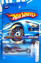 Hot Wheels 2006 First Editions #20 Hammer Sled Purple w/ Lt Purple Flames - £1.54 GBP