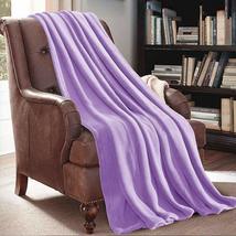 Violet Soft Micro Plush Flannel Fleece Throw Blanket 50&quot;x 60&quot; Best Gift - £20.76 GBP