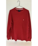 Polo Ralph Lauren Men&#39;s XL Cotton Crew Neck Pullover Sweater Red - $17.30 CAD