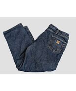 Men&#39;s Carhartt Flame Resistant Denim Jeans 46/32 HRV 3 Lined GREAT CONDI... - $76.58 CAD
