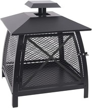 Blue Sky Outdoor Living Wbf20 20” Square Wood Burning Outdoor, Degree View - £76.66 GBP