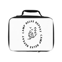 camping camp relax repeat nature lovers outdoor fun gift Lunch Bag D2 - £37.19 GBP
