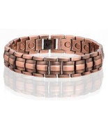 NEW COPPER MAGNETIC LINK BRACELET mens womens STYLE#LE  jewelry health E... - €10,54 EUR
