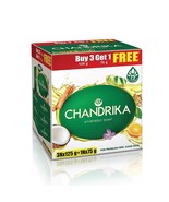 Chandrika Ayurvedic Handmade Soap, 125 grams (Pack of 3) with Free 75 grams - £11.96 GBP