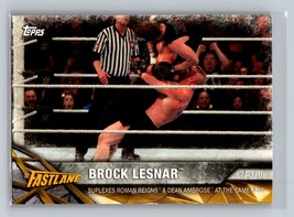 Brock Lesnar #29 2017 Topps WWE Road To Wrestlemania WWE - £1.58 GBP