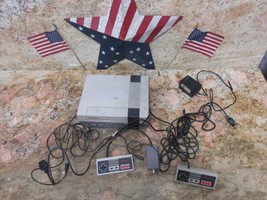 Tested Original Nintendo Nes System Console 1985 NES-001 2 Controllers Complete - £505.28 GBP
