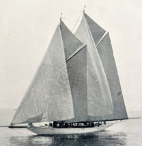 The Elena Transatlantic Rig King&#39;s Cup 1928 Race To Spain Nautical Print... - $24.99