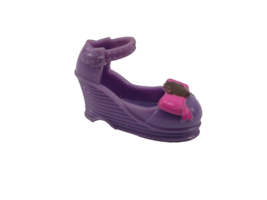 Cutie Pop Cookie Shoe 1 LEFT Purple Pink Bow Round Toe Platform Ankle Strap - £2.43 GBP