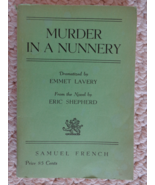 Book: Murder In A Nunnery by Samuel French (#2591) The Play, Copyright 1941 - $1,018.37 MXN