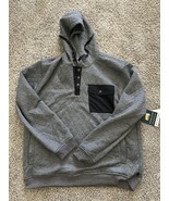 Horizon by Bass Creek Mens&#39;s 1/4 SNAP DIAMOND KNIT HOODIE Gray Size XXL ... - €25,83 EUR