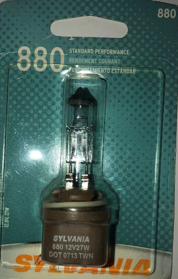 1 Ea Sylvania Basic 880 H27 27W One Bulb Fog Light Replacement Lamp