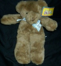 11" Vintage Menagerie Brown Baby Teddy Bear Chime Stuffed Animal Plush Toy W Tag - £26.54 GBP