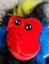 Ideal Toys Direct Monkey Plush Red, Blue, Black,  Bendable Arms, Legs, Tail Tag - $15.71