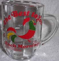 Kellogg’s Corn Flakes Roster The Best to You Each Morning Clear Mug - $15.99