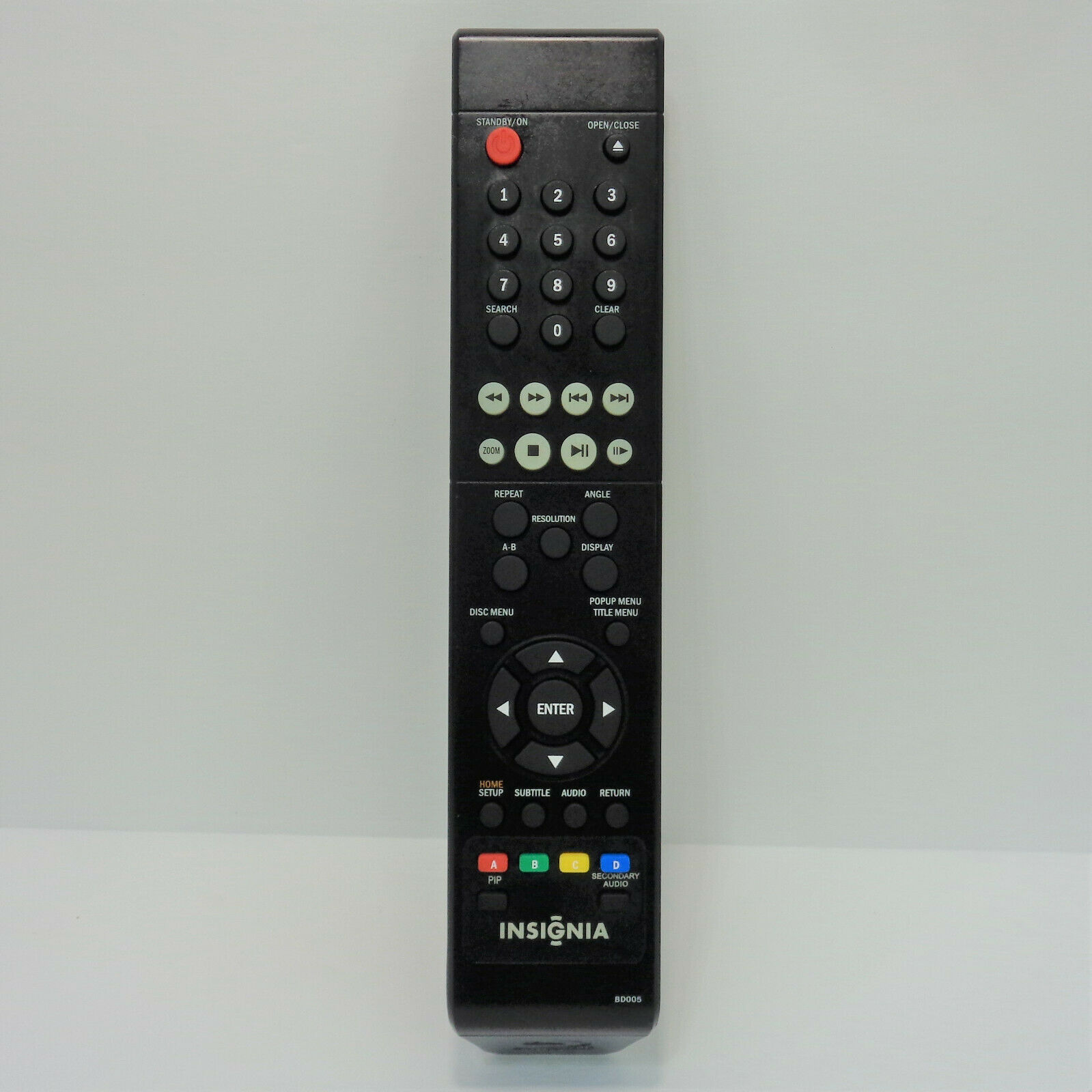Insignia BD005 *MISSING BATTERY COVER* Factory Original Blu-Ray Player R... - $12.86