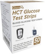 GlucoRx HCT Glucose Test Strips - Pack of 50 Test Strips £ - $458.45 MXN