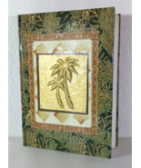 Vintage DECORATIVE WRITING NOTEBOOK Palm Tree Gold Leaf 2003 The Clever ... - €8,24 EUR