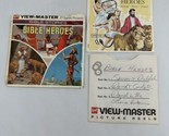 Bible Heroes View-Master Pack B 852, 1967 Complete 3 Discs Booklet - £10.06 GBP