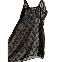 Vintage Black Sheer Lace Nightgown Medium - €20,75 EUR