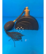 Beautiful, Black Glass Scent - Perfume Atomizer with Puffer - $23.18 CAD