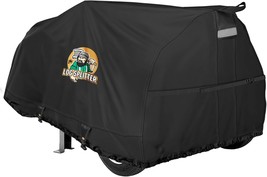 Log Splitter Cover, 1200D Waterproof Heavy Duty Wood Splitter Cover,, Black - £44.26 GBP