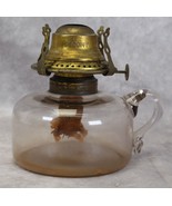 Glass Kerosene Oil Finger Lamp Socony No 2 Burner - $47.02 CAD